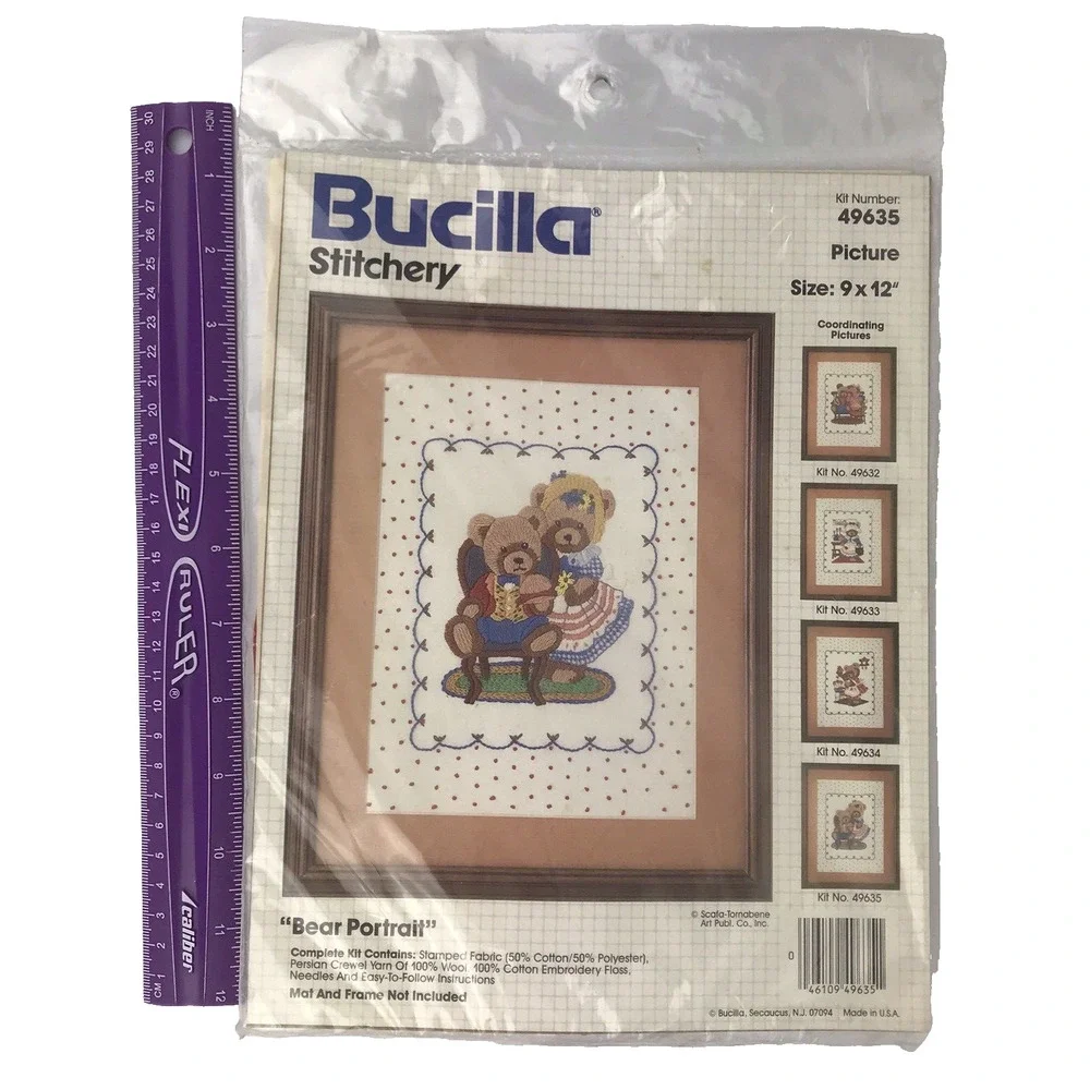 Bucilla stitchery embroidery